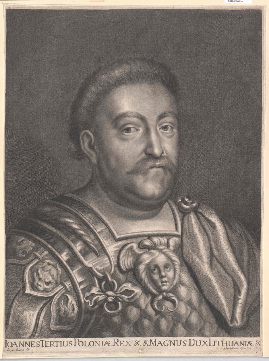 Johann III Sobieski lengyel király (nyomtatás) alkotó: Artist Unknown
