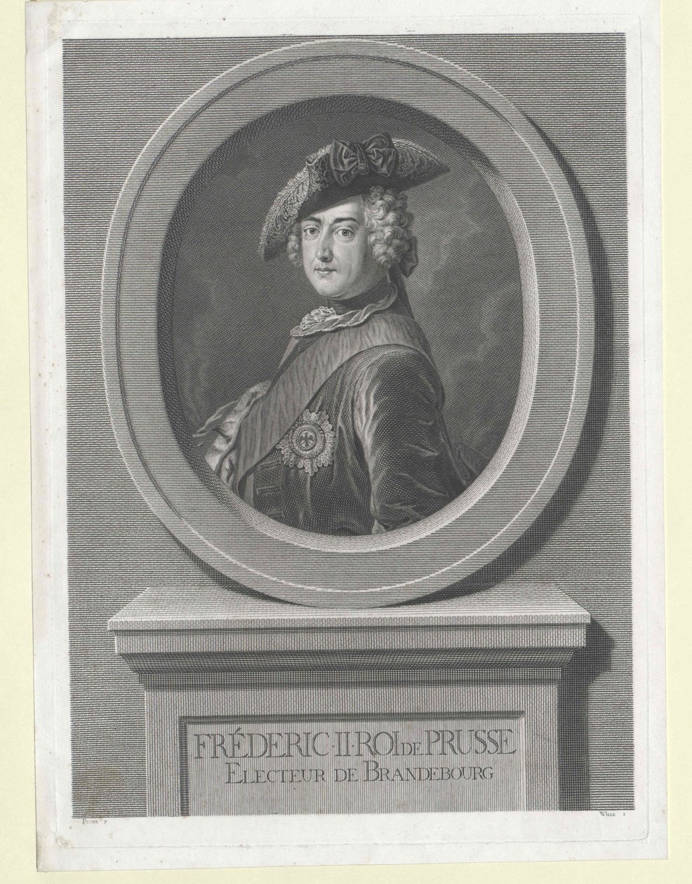 II. Frigyes porosz király alkotó: Artist Unknown