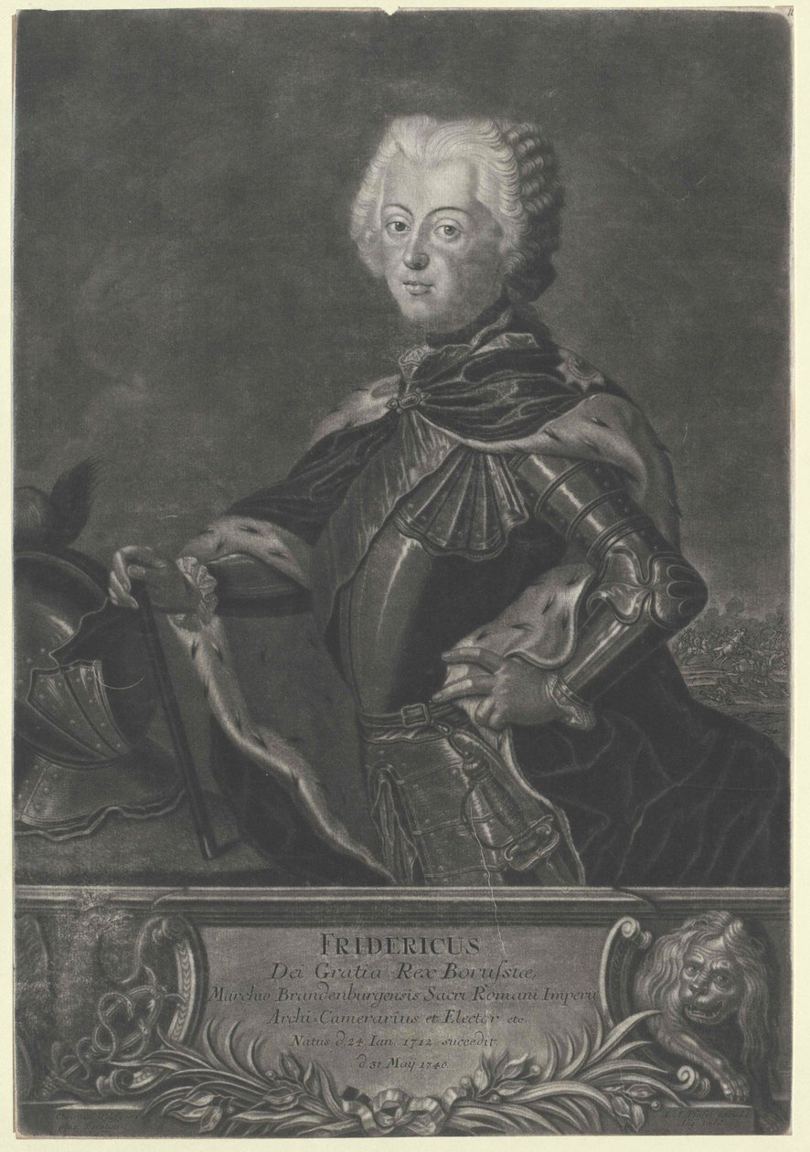 II. Frigyes porosz király alkotó: Artist Unknown