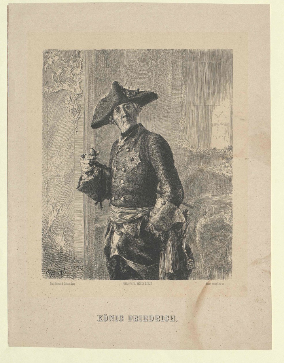 II. Frigyes porosz király alkotó: Artist Unknown