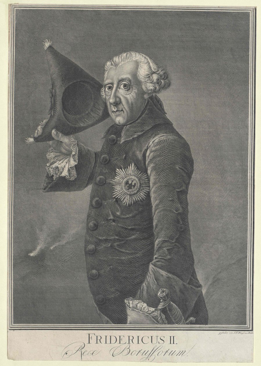 II. Frigyes porosz király alkotó: Artist Unknown