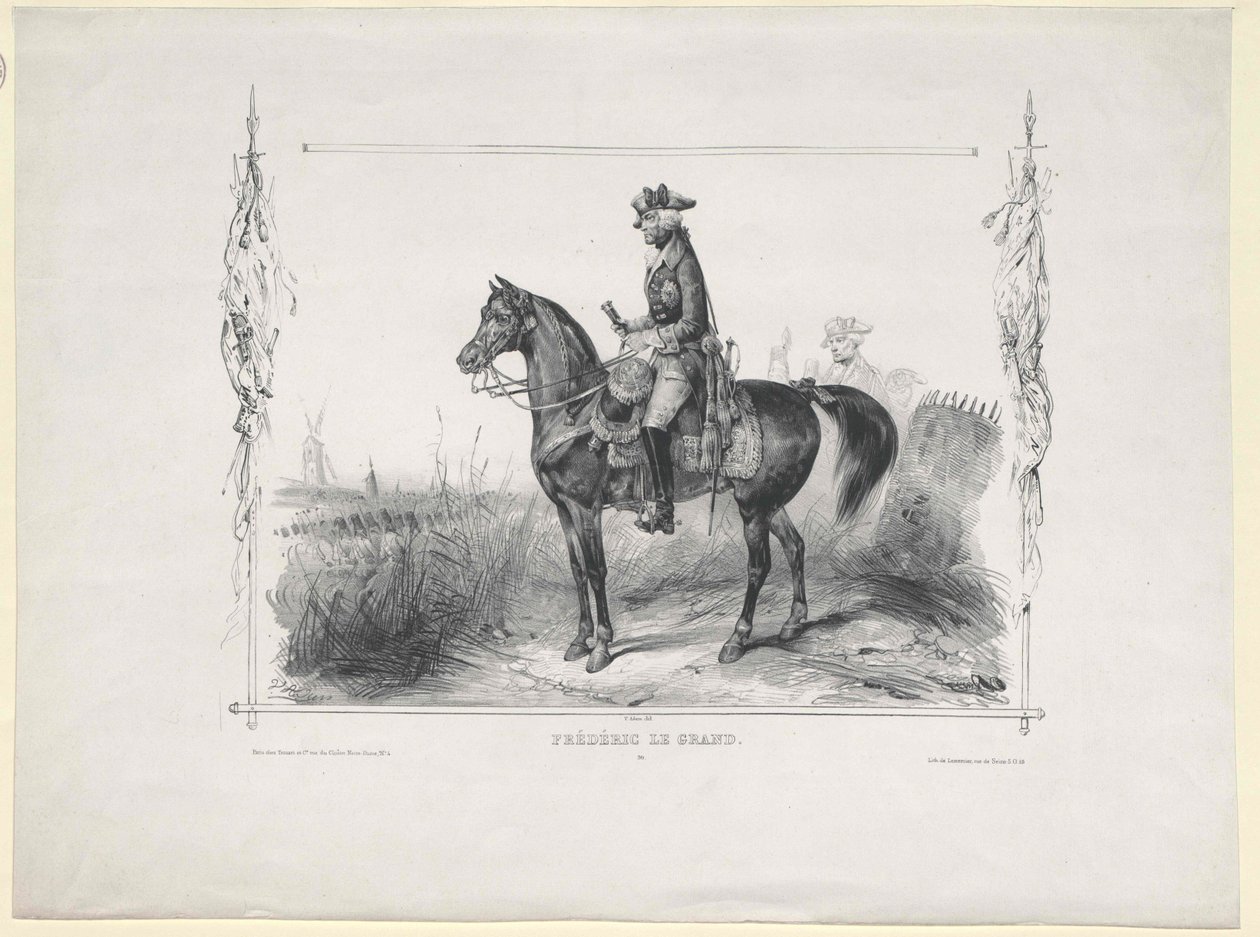 II. Frigyes porosz király alkotó: Artist Unknown
