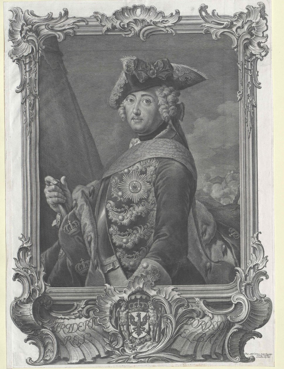 II. Frigyes porosz király alkotó: Artist Unknown