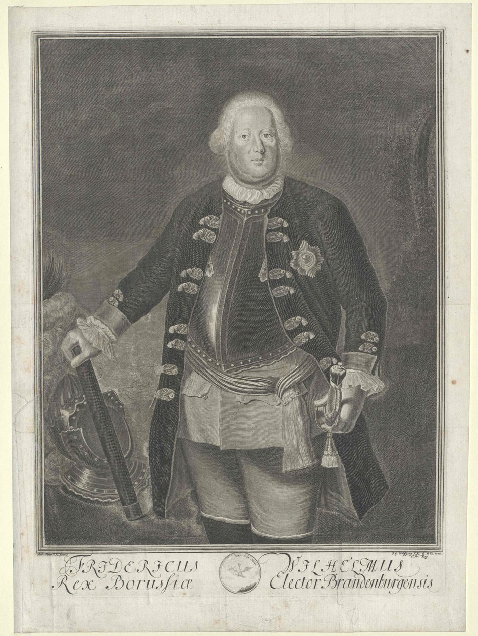 I. Frigyes Vilmos porosz király alkotó: Artist Unknown