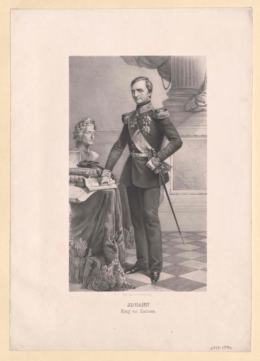 Johann szász király alkotó: Artist Unknown