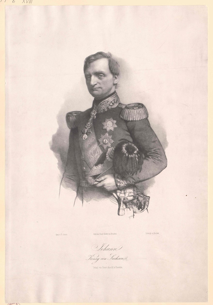 Johann szász király alkotó: Artist Unknown