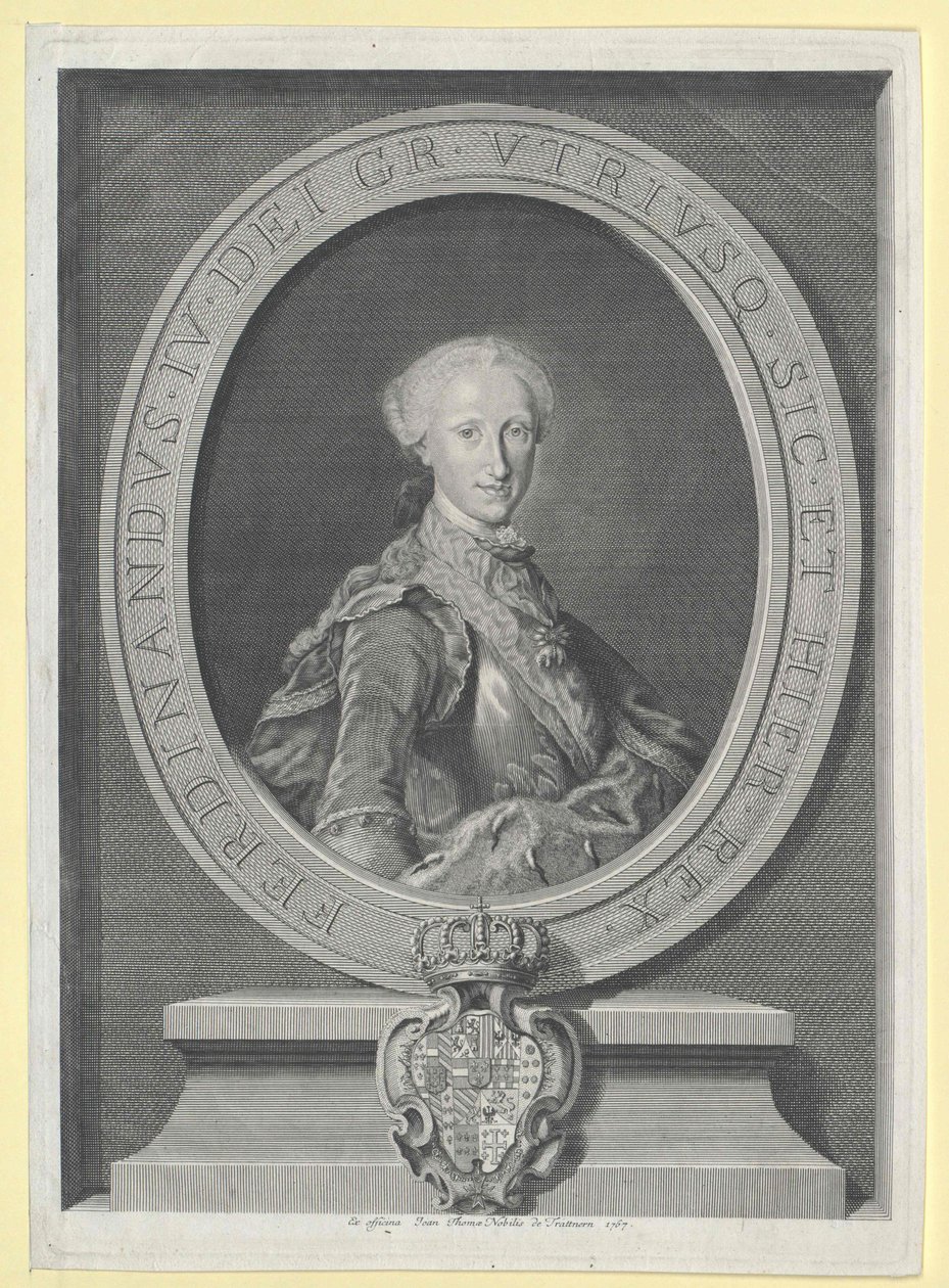 I. Ferdinánd, a két Szicília királya alkotó: Artist Unknown