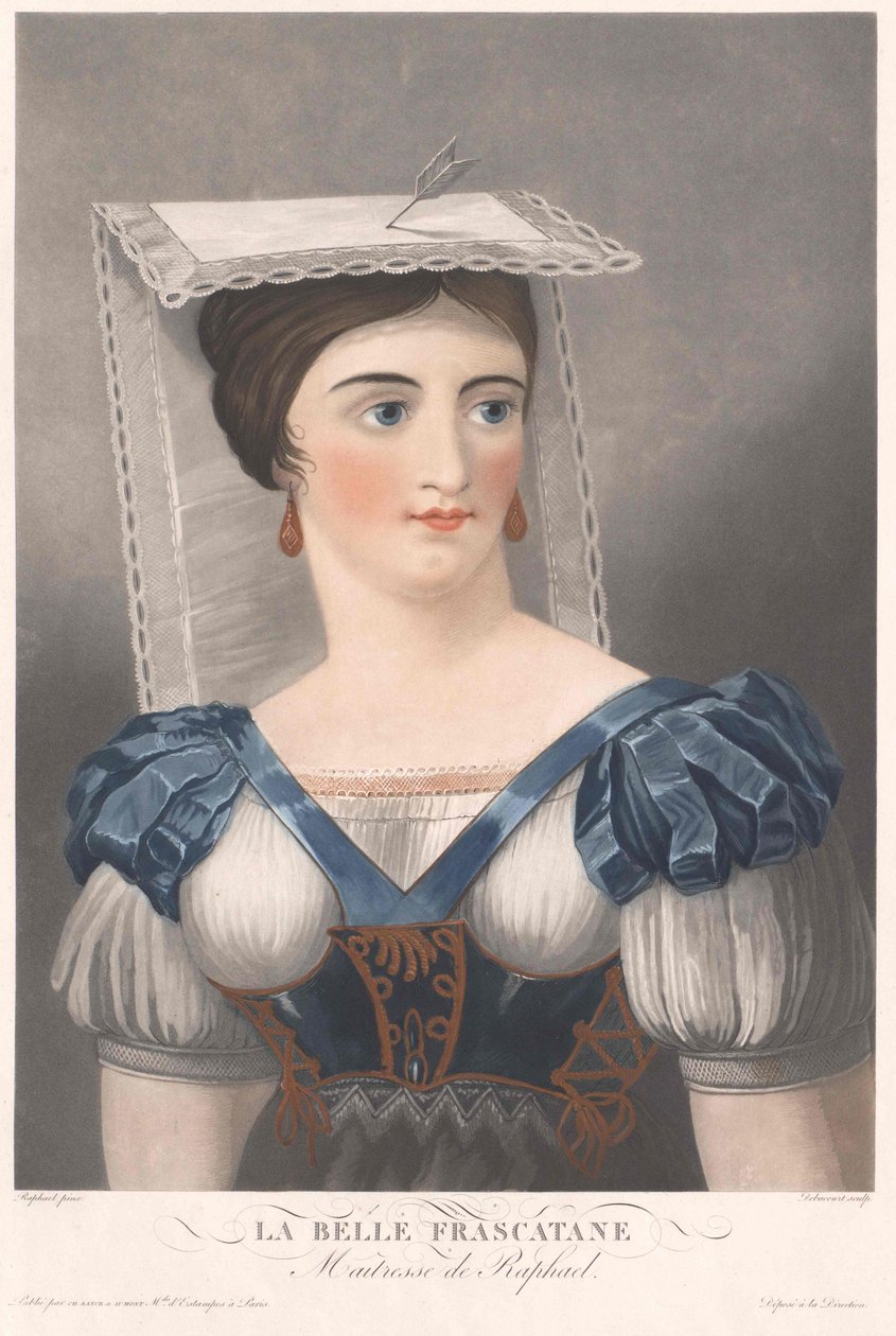 La Fornarina (nyomtatás) alkotó: Artist Unknown