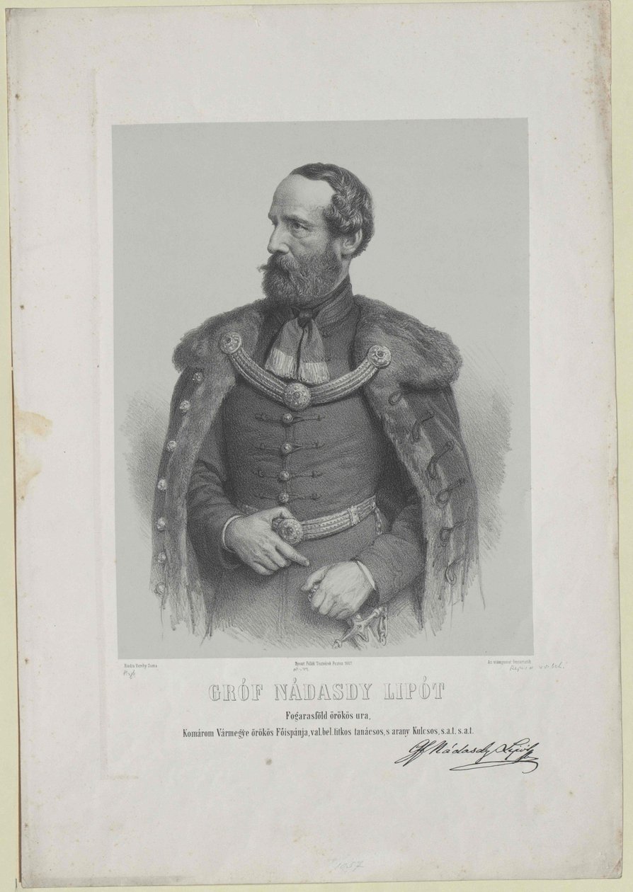 Leopold gróf Nádasdy-Nadasd-Fogaras Nádasdy-Nadasd-Fogaras alkotó: Artist Unknown