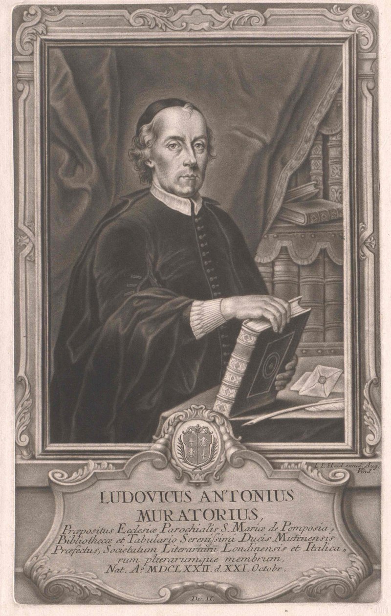 Lodovico Antonio Muratori alkotó: Artist Unknown