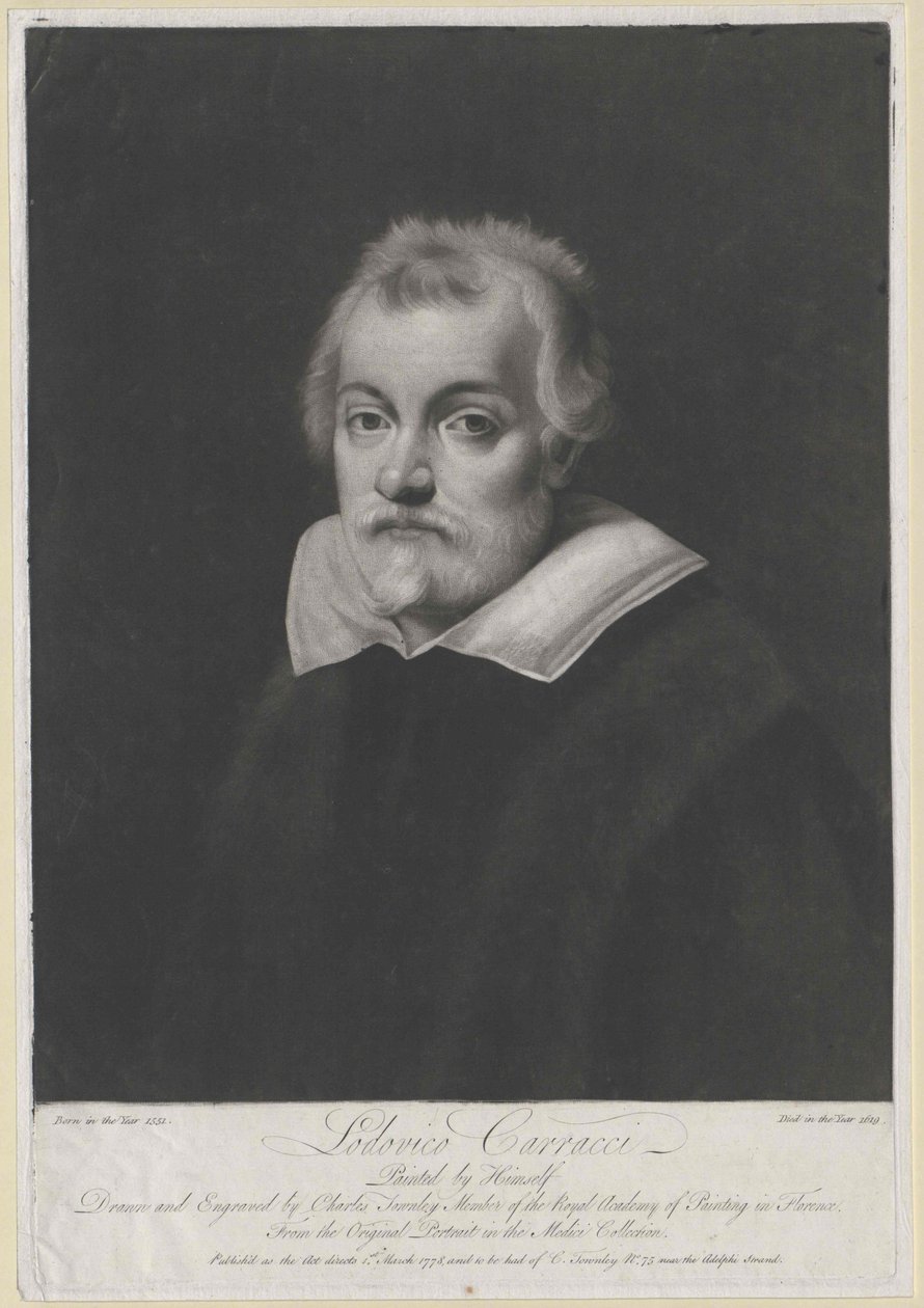 Lodovico Carracci (nyomtatás) alkotó: Artist Unknown