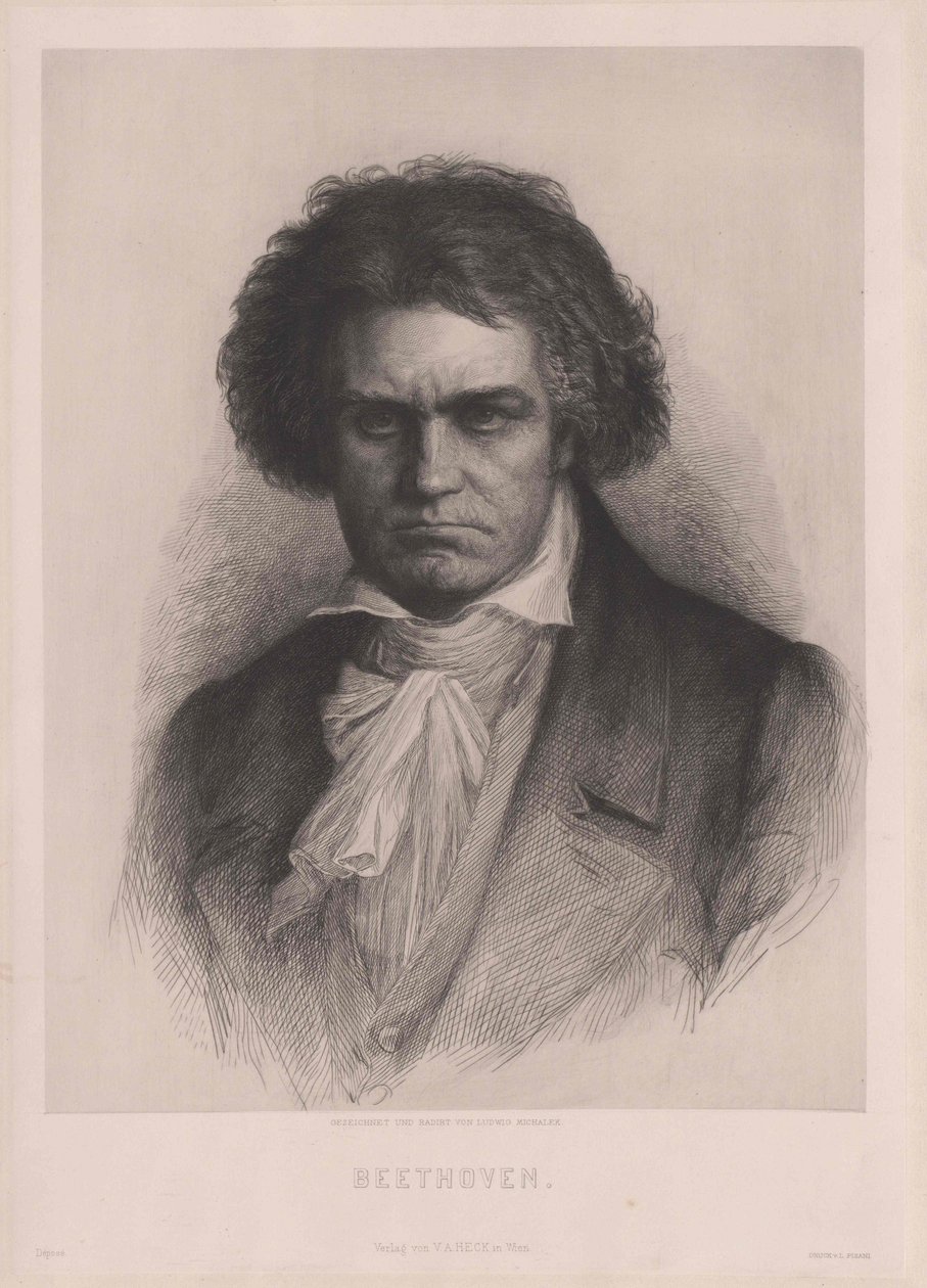 Ludwig van Beethoven alkotó: Artist Unknown