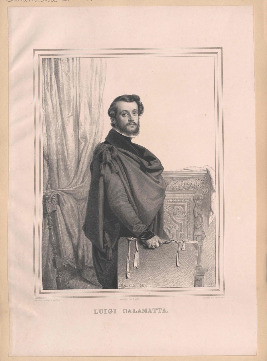 Luigi Calamatta alkotó: Artist Unknown