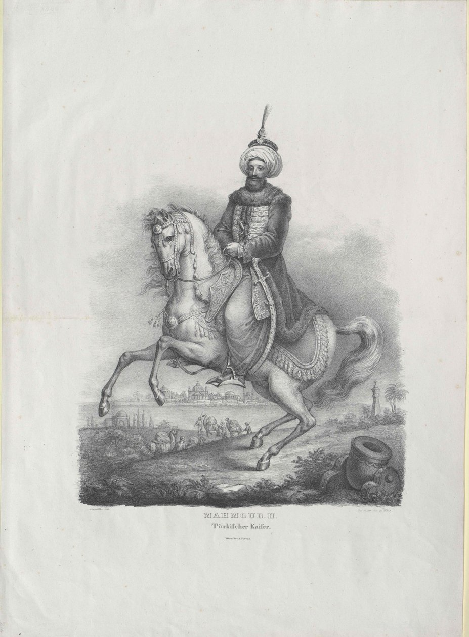 Machmud II. török szultán, alkotó: Artist Unknown