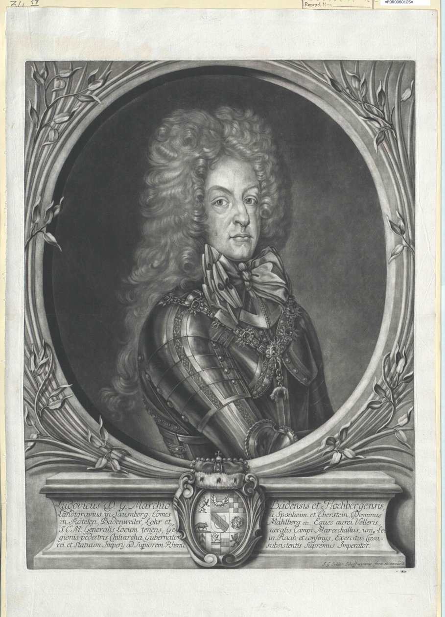 Ludwig Wilhelm baden-badeni márki alkotó: Artist Unknown