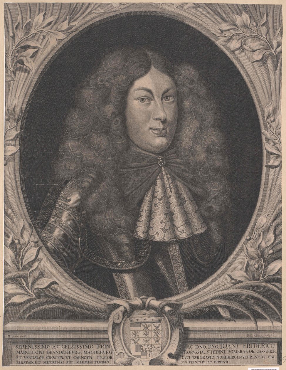 Johann Friedrich brandenburg-ansbachi márki (nyomtatás) alkotó: Artist Unknown