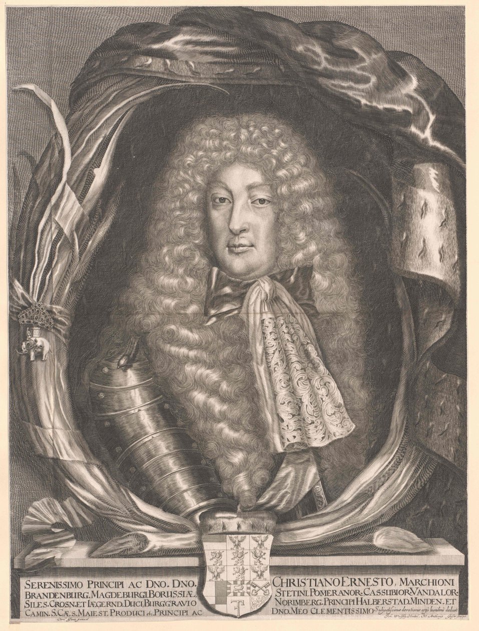 Christian Ernst brandenburg-bayreuthi márki (nyomtatás) alkotó: Artist Unknown