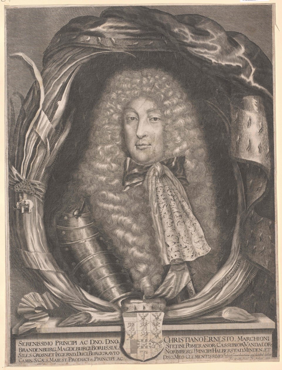 Christian Ernst brandenburg-bayreuthi márki (nyomtatás) alkotó: Artist Unknown