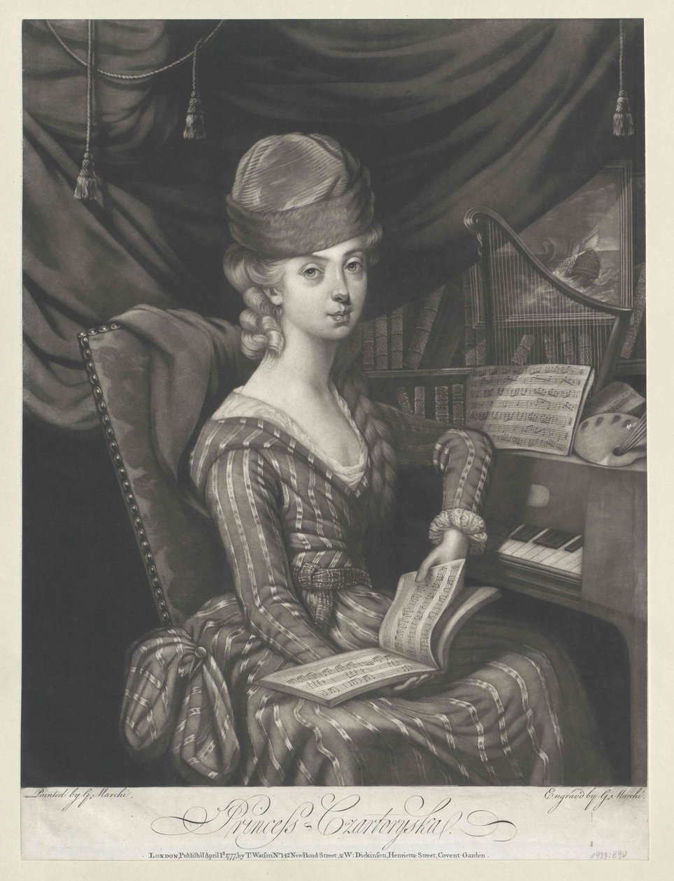 Czartoryska Mária Anna hercegnő alkotó: Artist Unknown