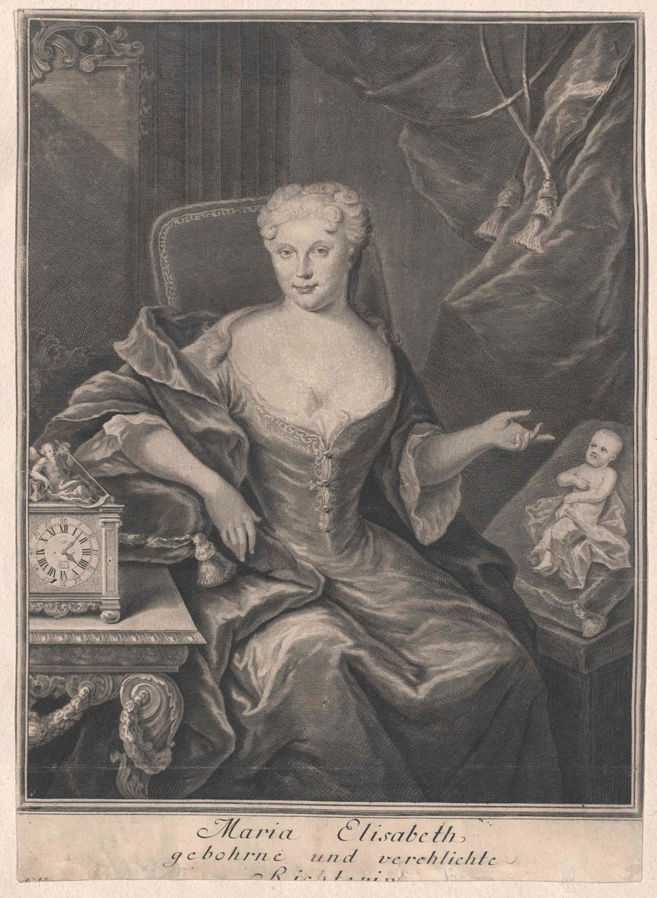 Maria Elisabeth Richter alkotó: Artist Unknown