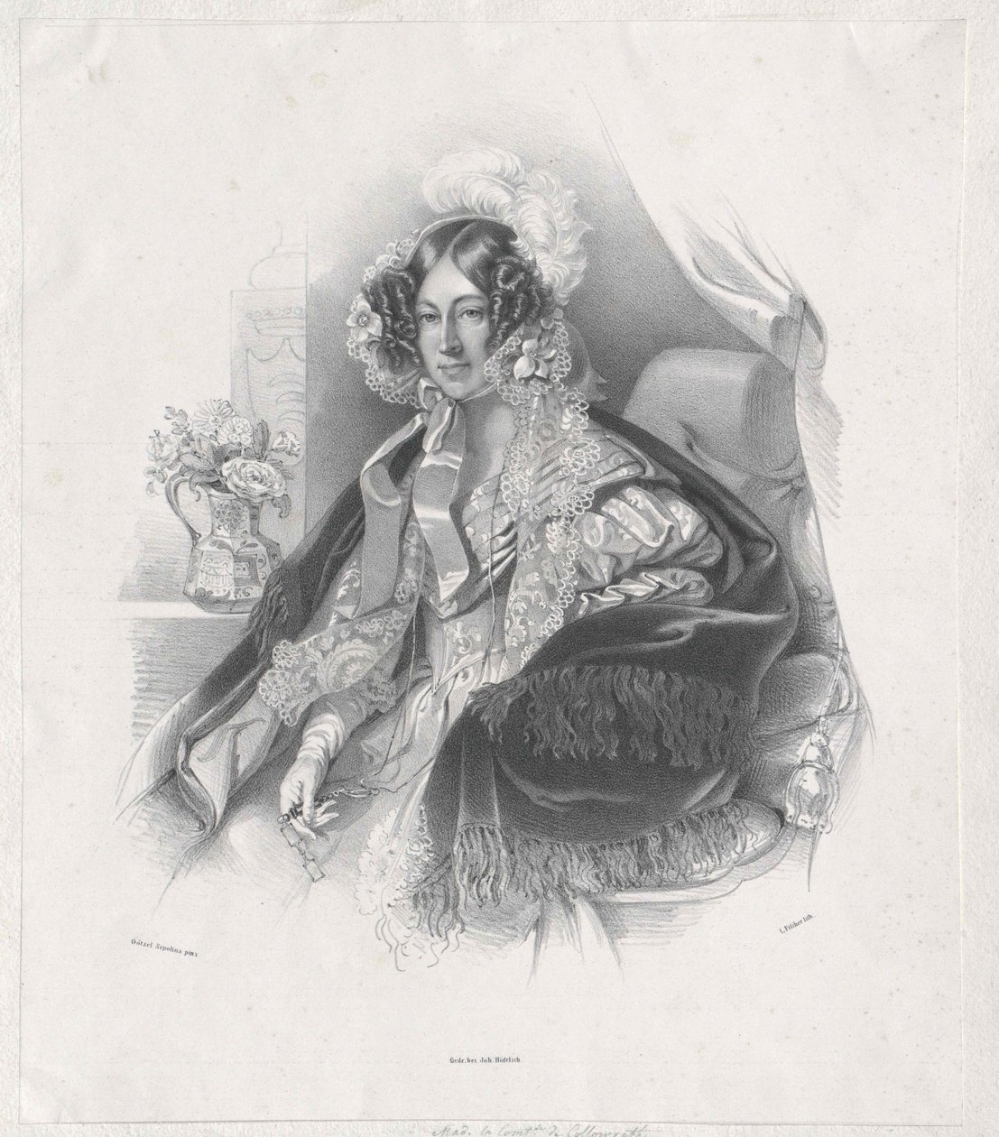 Maria Rosa Kinsky von Wchinitz és Tettau grófnő alkotó: Artist Unknown