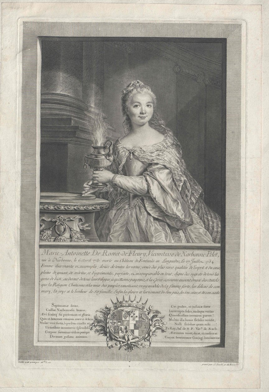 Marie Diane Antoinette de Rosset de Rocozel de Fleury alkotó: Artist Unknown