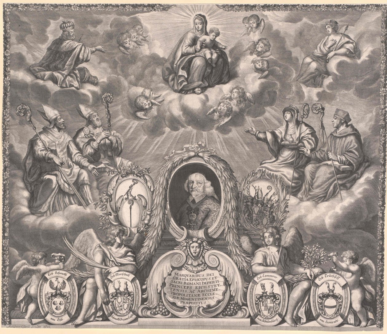 Marquard Schenk von Castell (nyomtatás) alkotó: Artist Unknown