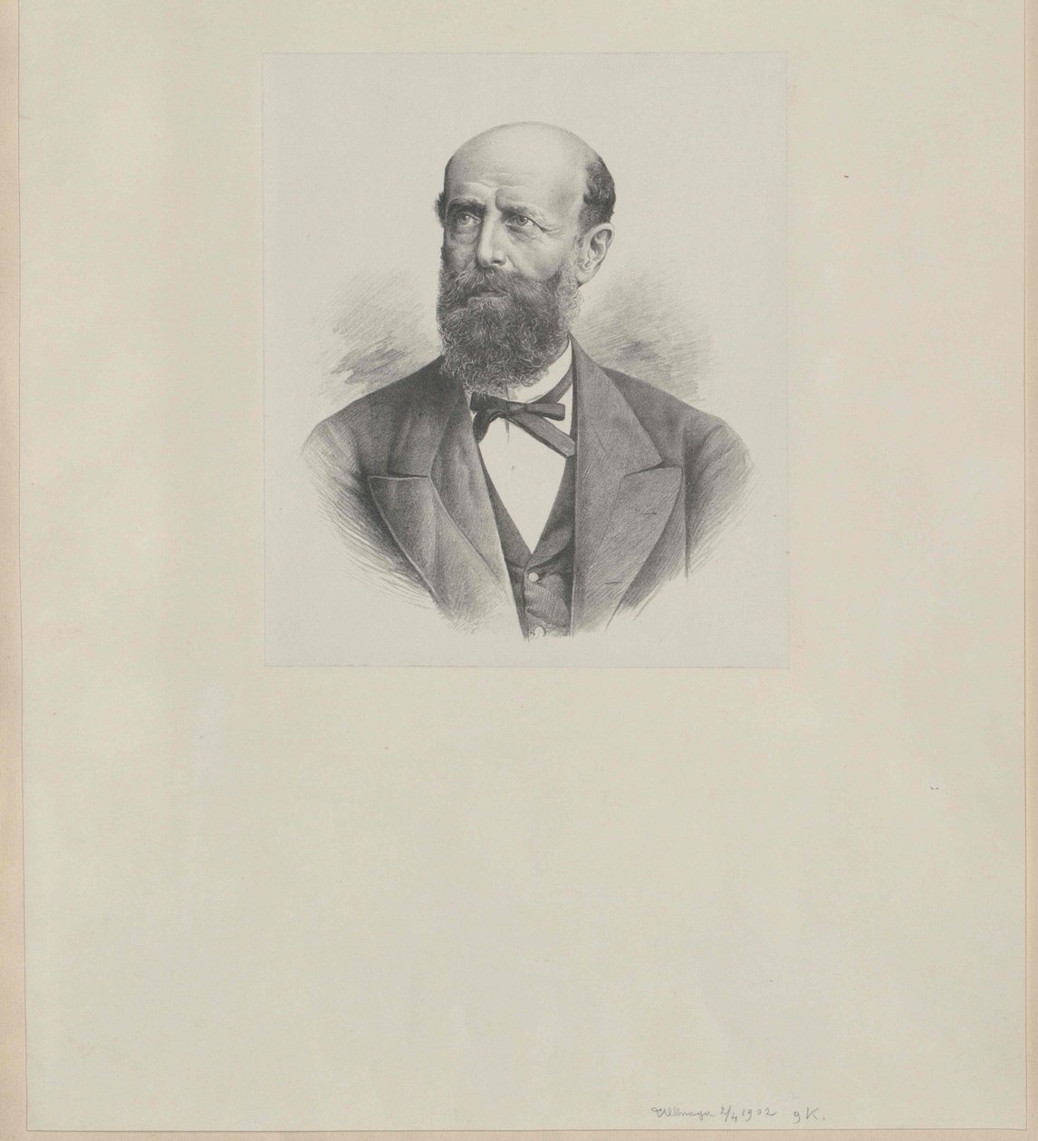 Max Buedinger (nyomtatás) alkotó: Artist Unknown