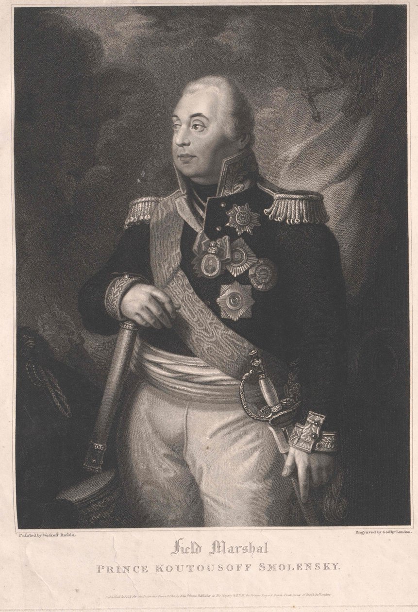 Mihail Ilarinovics Goleniscsev Kutuzov-Smolenszkij herceg alkotó: Artist Unknown