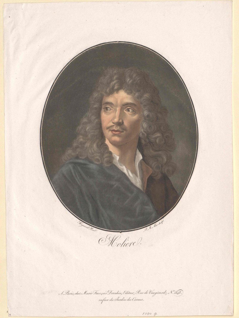 Moliere (nyomtatás) alkotó: Artist Unknown