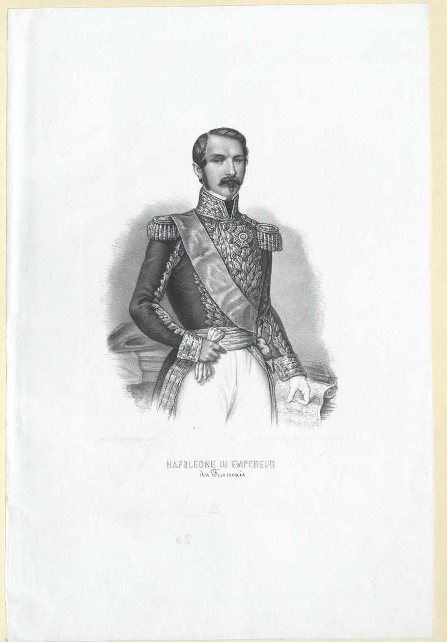 III. Napóleon francia császár, alkotó: Artist Unknown