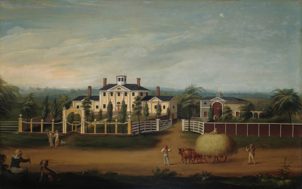New England Country Seat alkotó: Artist Unknown