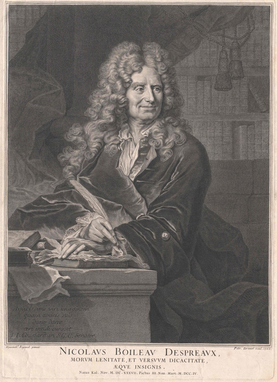 Nicolas Boileau-Despreaux alkotó: Artist Unknown