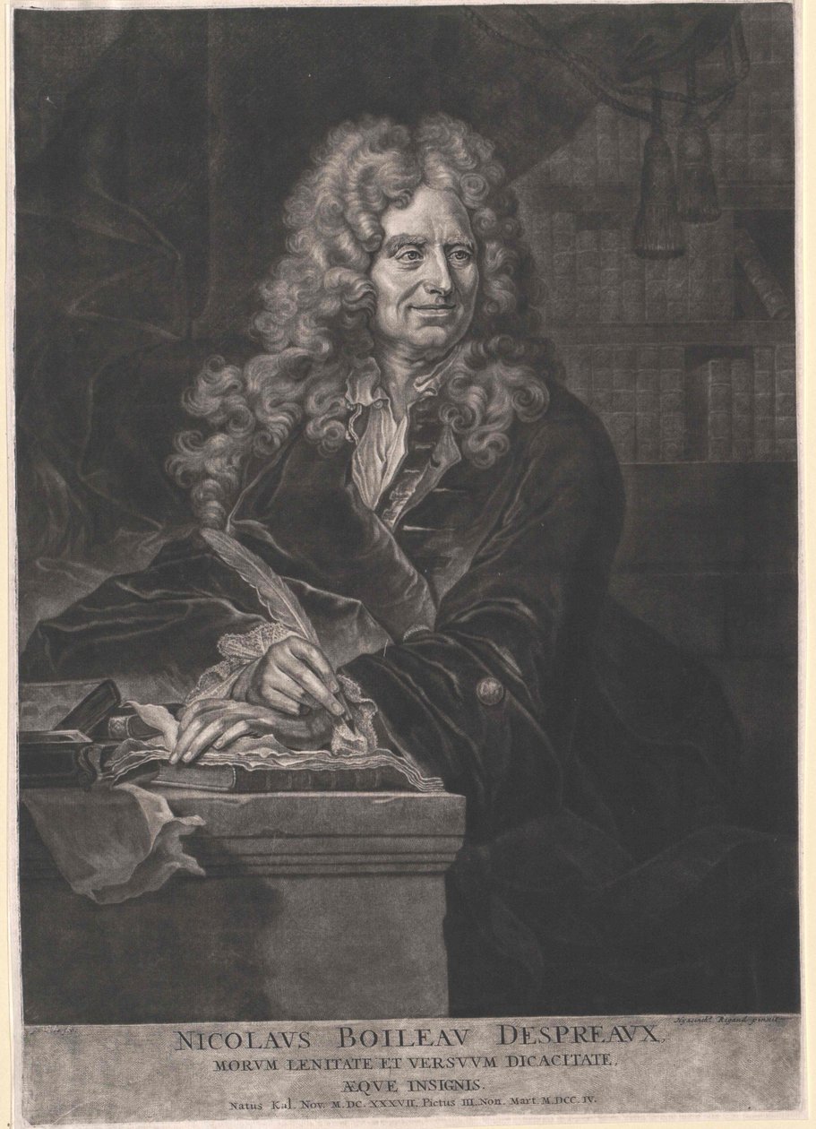 Nicolas Boileau-Despreaux alkotó: Artist Unknown
