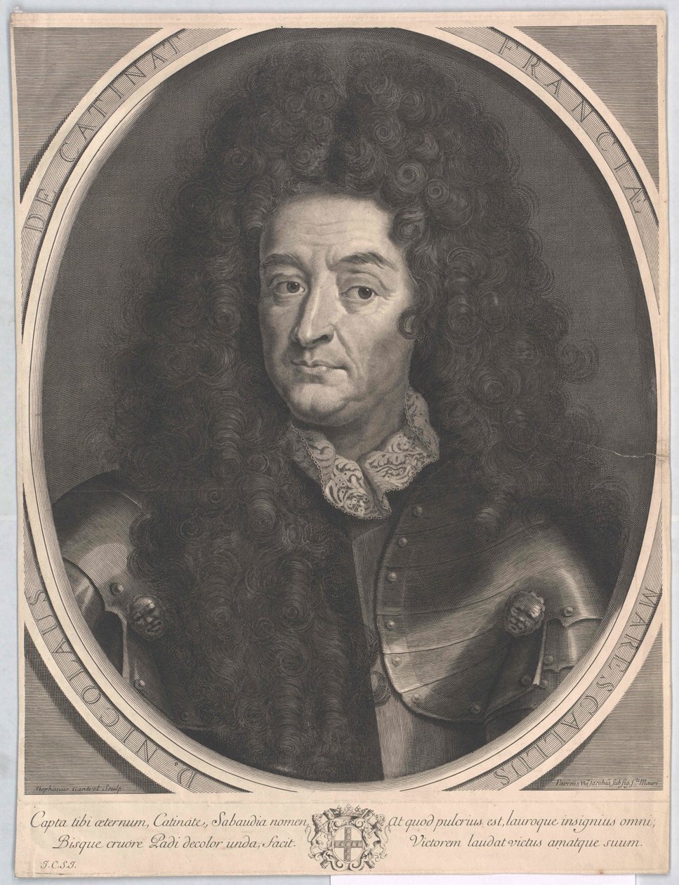 Nicolas de Catinat (nyomtatás) alkotó: Artist Unknown