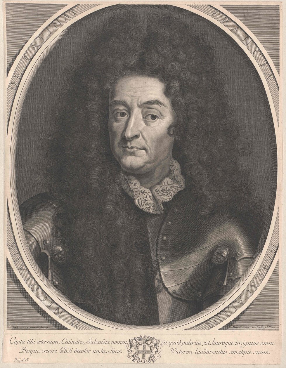 Nicolas de Catinat (nyomtatás) alkotó: Artist Unknown