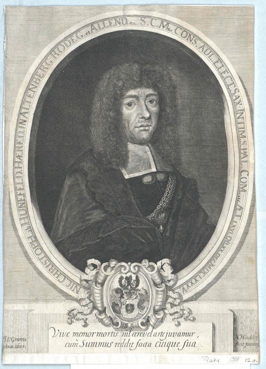 Nicolaus Christoph von Huenefeld alkotó: Artist Unknown