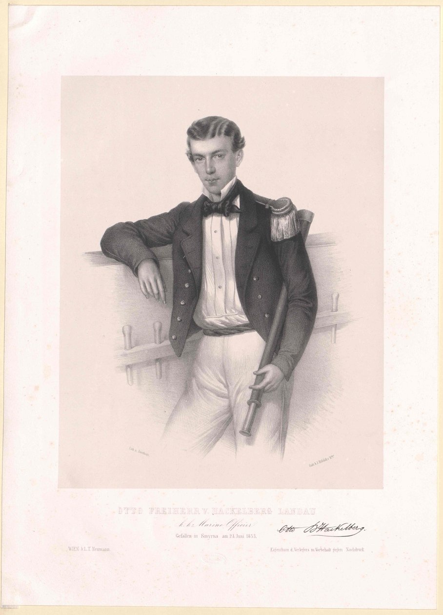 Otto báró Hackelberg-Landau és Hoechenberg között alkotó: Artist Unknown