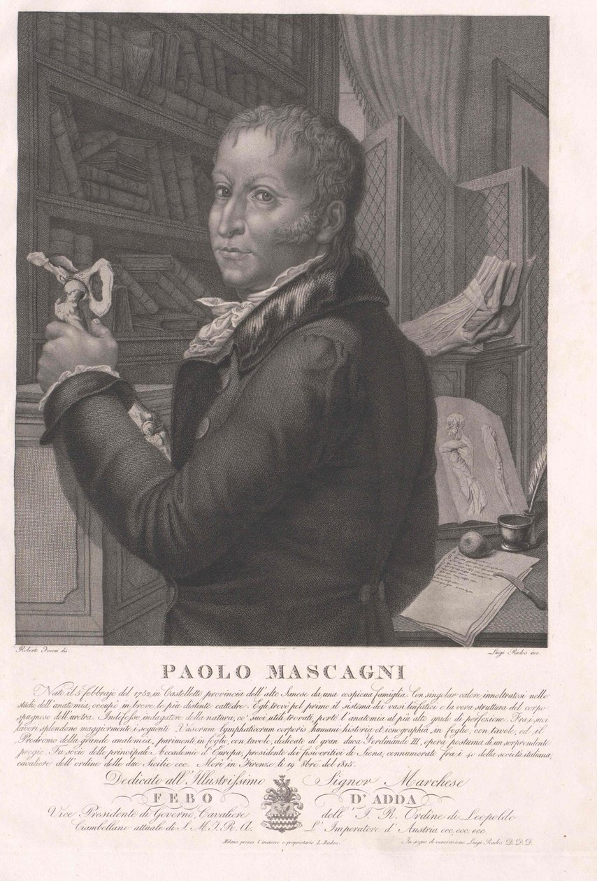 Paolo Mascagni alkotó: Artist Unknown