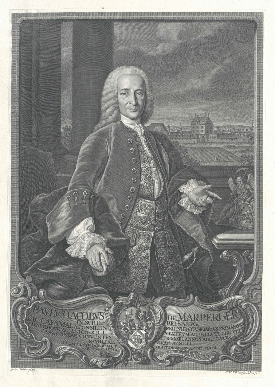Paul Jakob von Marperger alkotó: Artist Unknown
