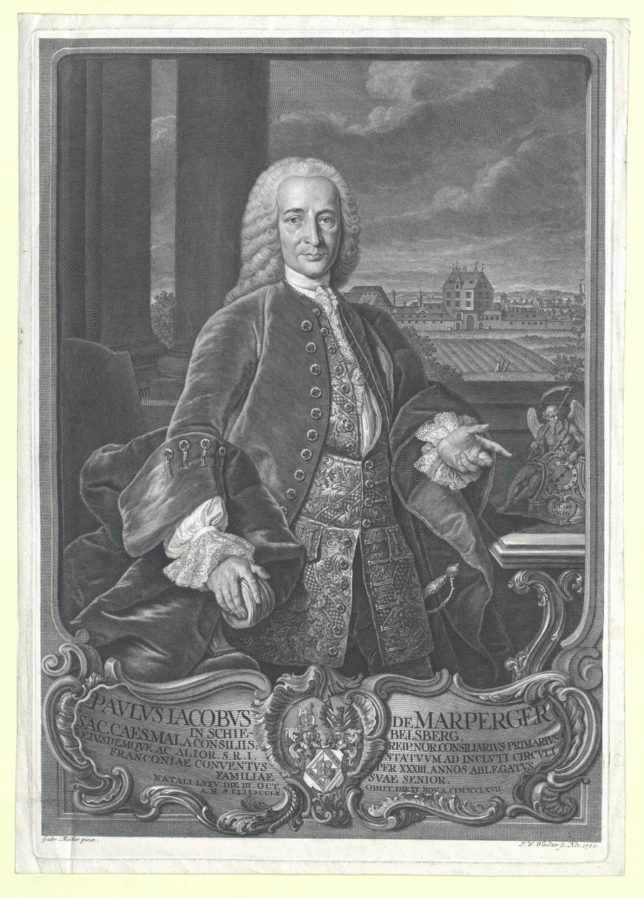 Paul Jakob von Marperger alkotó: Artist Unknown