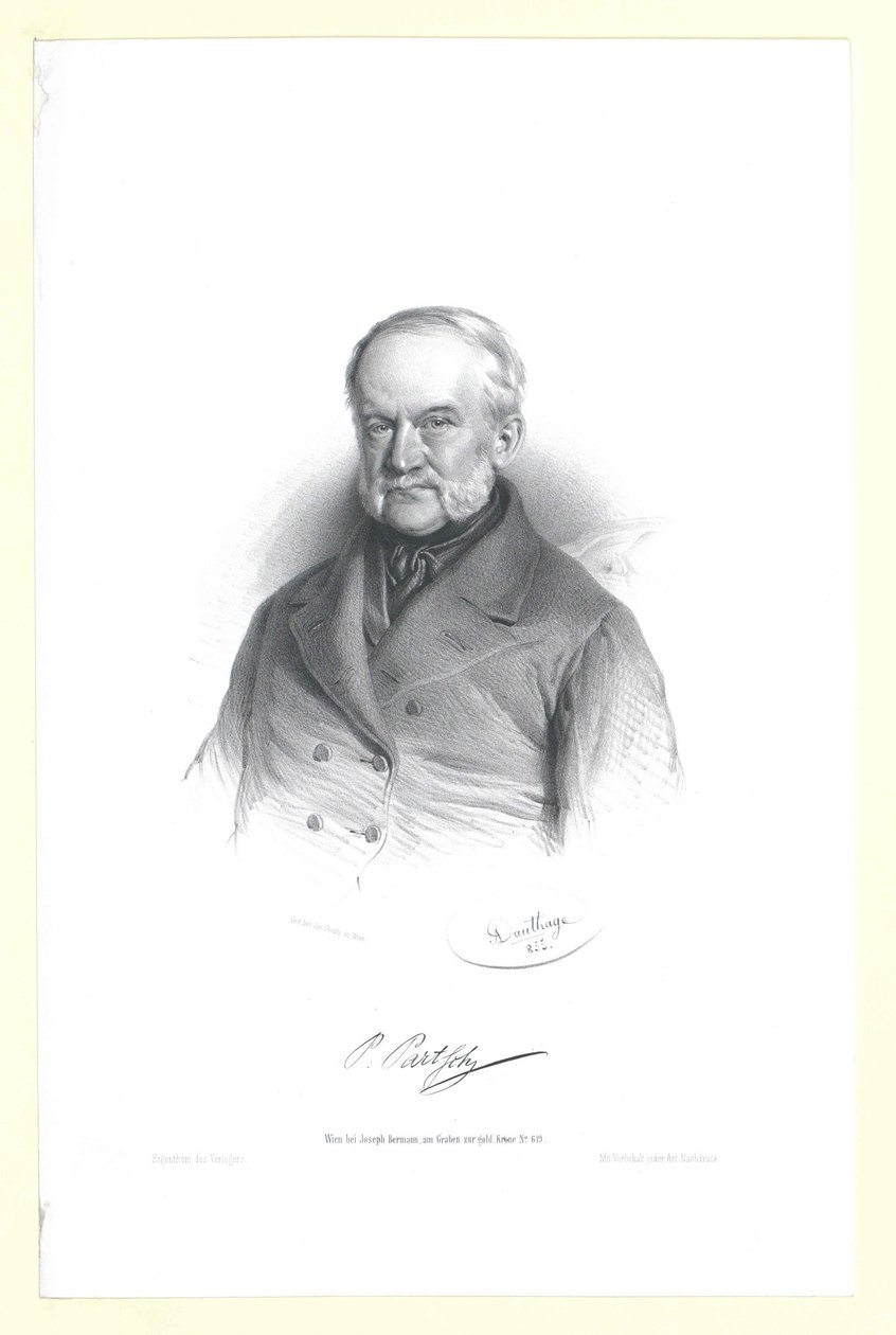 Paul Partsch alkotó: Artist Unknown