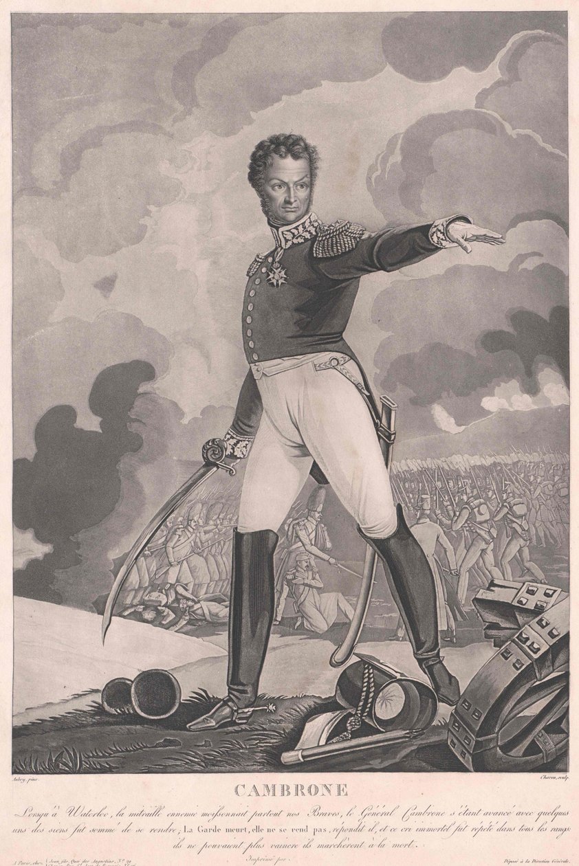 Pierre Jacques Etienne Etienne Cambronne vicomte alkotó: Artist Unknown
