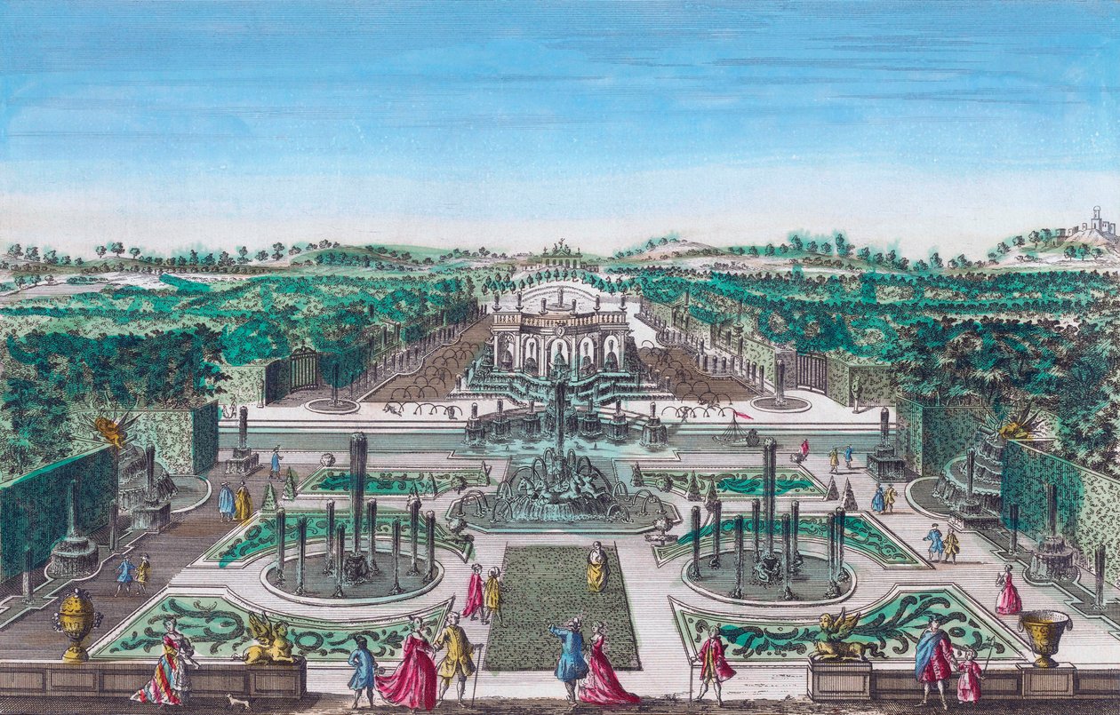 A spanyol király pihenőkertjei alkotó: Artist Unknown