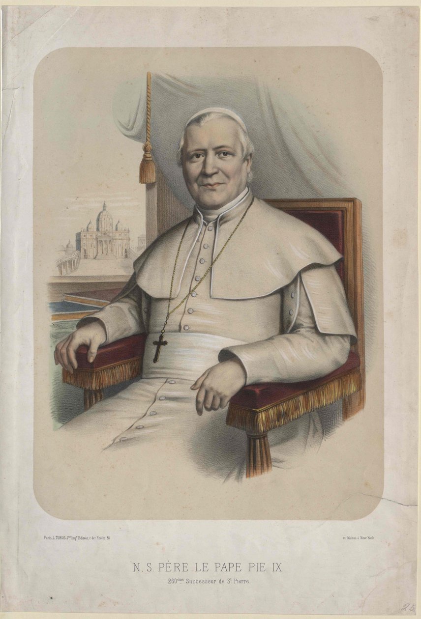 IX. Pius pápa alkotó: Artist Unknown