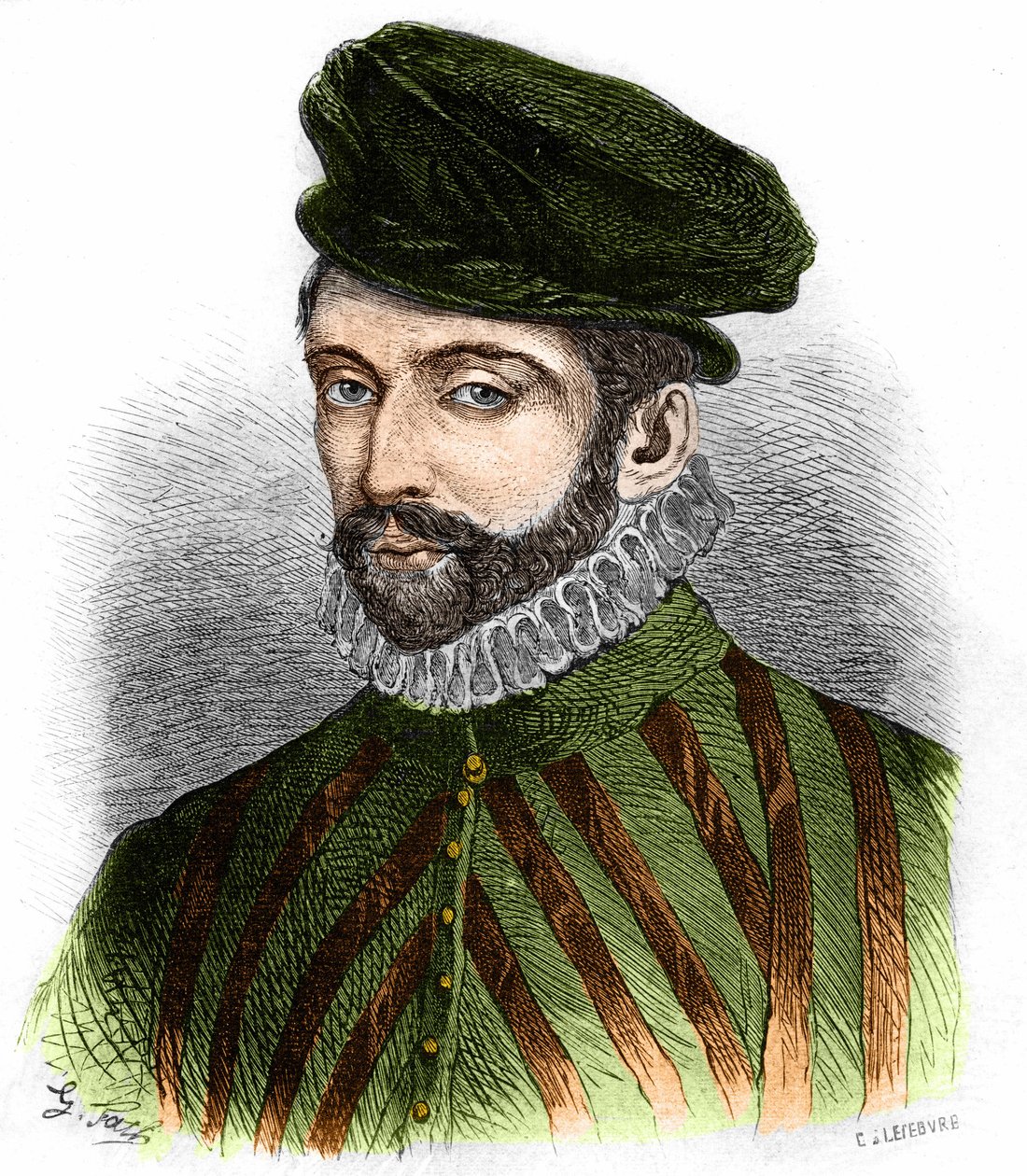 Portré Nicolas de Neufville, Villeroi seigneur, francia államférfi. alkotó: Artist Unknown