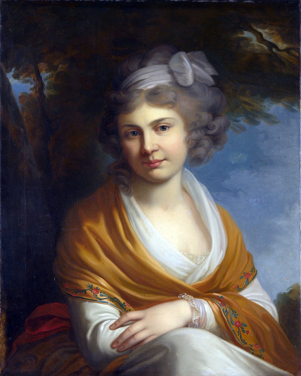 Natalja Alekszandrovna Szuvorova grófnő (1775-1844), Nyikolaj Zubov gróf felesége portréja (olaj, vászon) alkotó: Artist Unknown