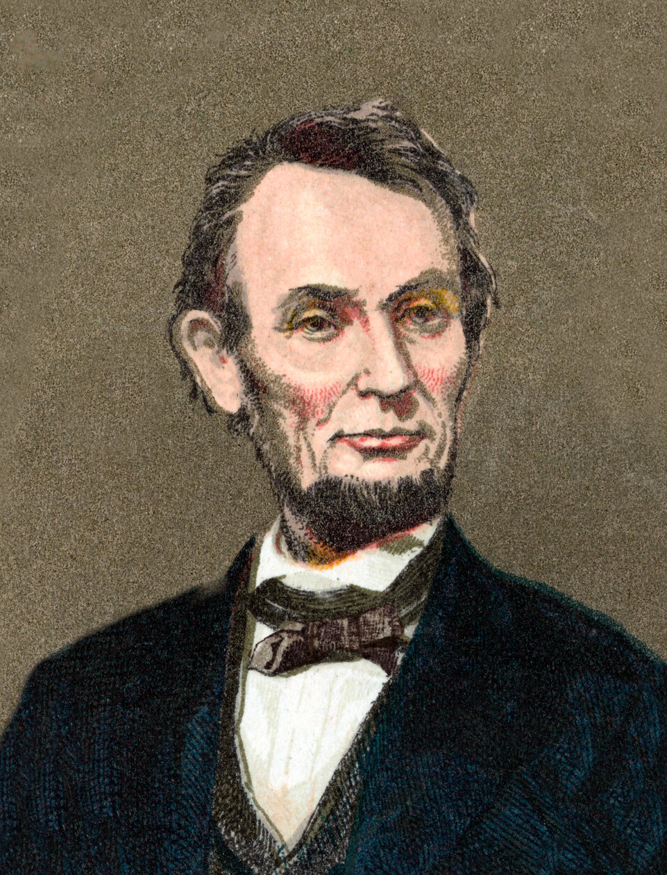 Abraham Lincoln portréja - Abraham Lincoln portréja Az Amerikai Egyesült Államok 16. elnöke. alkotó: Artist Unknown
