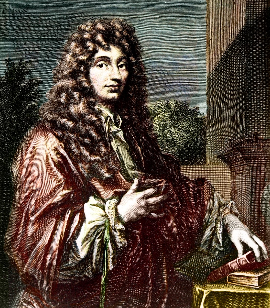 CHRISTIAN HUYGENS (1629-1695) - holland matematikus, fizikus és csillagász portréja - Színes metszet - Christiaan Huygens - holland fizikus és matematikus (1629-1695) portréja. alkotó: Artist Unknown