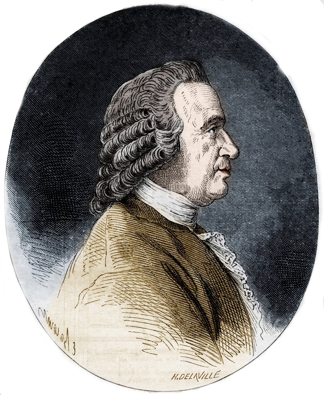 Louis Jean Marie Daubenton, dit Daubenton, francia természettudós portréja. alkotó: Artist Unknown
